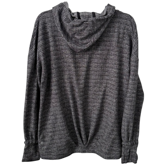 Lululemon Hooded Long Sleeve Shirt Heather Grey - Picture 3 of 12